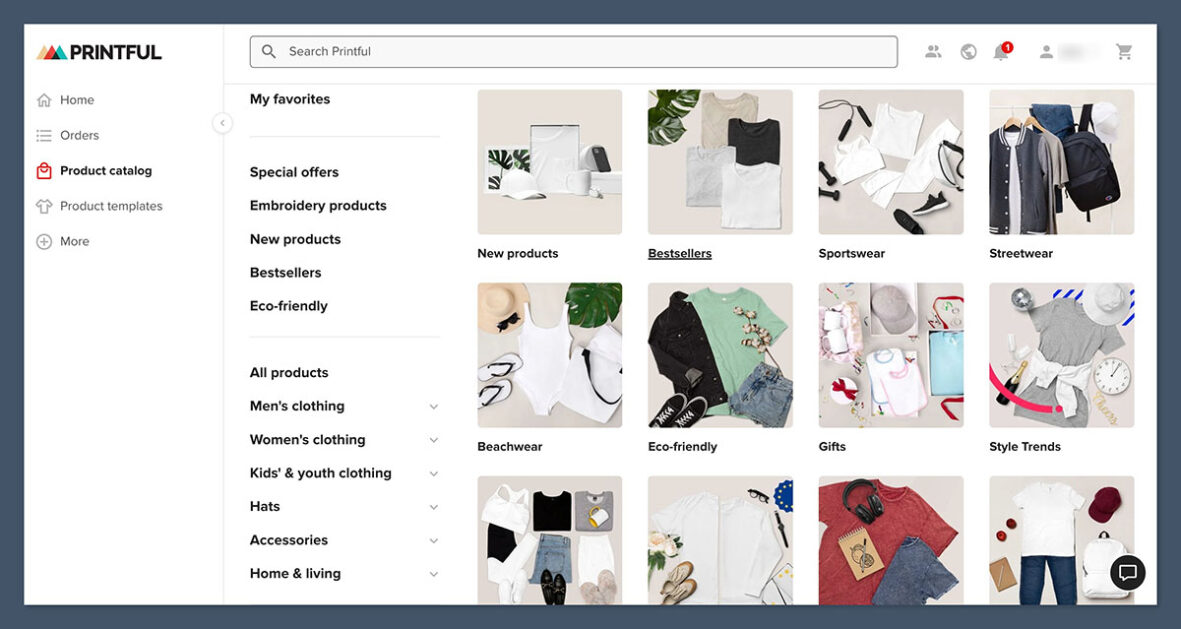 Custom Product Collections Printful