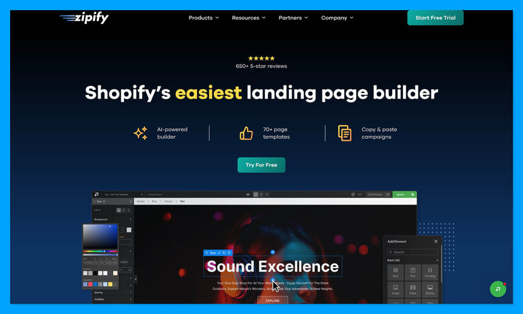 Zipify Pages shopify