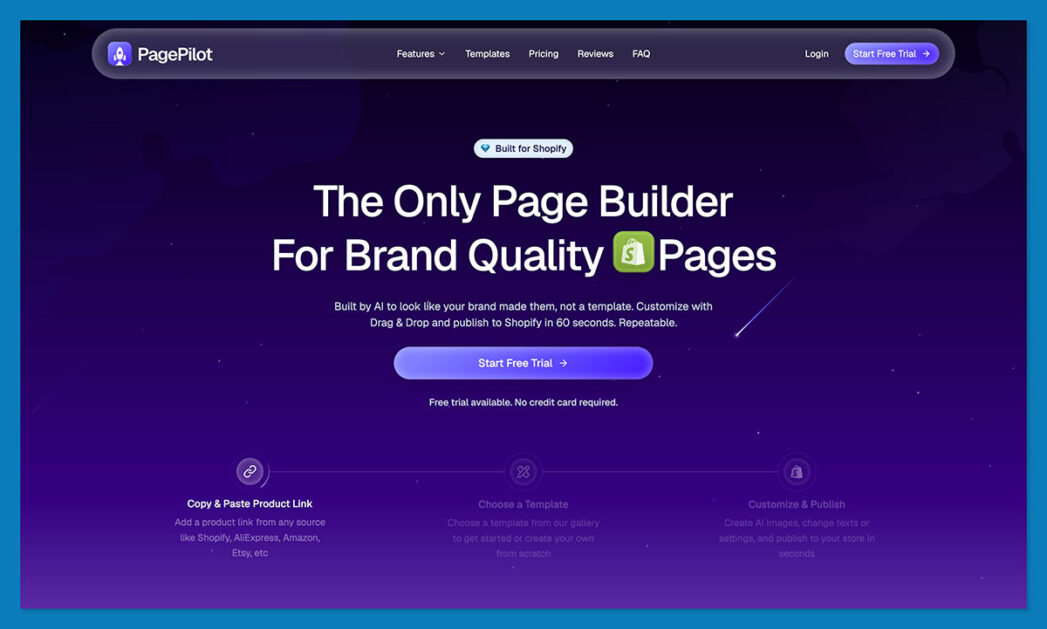 pagepilot homepage